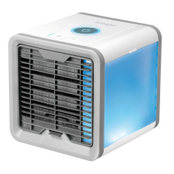 Mini racitor pentru aer, 5W, rezervor 0.55l, 3 trepte viteza, 3 functii, iluminat LED 6 culori, USB