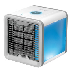 Mini racitor pentru aer, 5W, rezervor 0.55l, 3 trepte viteza, 3 functii, iluminat LED 6 culori, USB