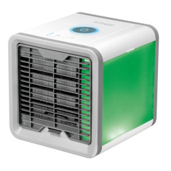 Mini racitor pentru aer, 5W, rezervor 0.55l, 3 trepte viteza, 3 functii, iluminat LED 6 culori, USB
