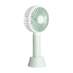 Mini ventilator portabil cu difuzor aromaterapie, 2.7W, 3 viteze, incarcare USB