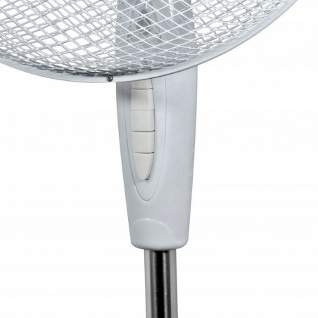 Ventilator de podea 40W, 3 trepte viteza, miscare oscilatorie, diametru 40 cm, alb