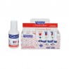Corector fluid pe baza de solvent cu pensula, 12 ml, Nebo