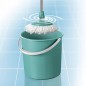 Set curatenie mop rotativ microfibra, galeata cu ax, coada otel, maner galeata, CLEANMAXX