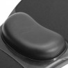 Suport ergonomic pentru mana si mouse, accesorii montare, fixare scaun sau birou, negru