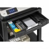 Stand mobil pentru imprimanta, suport pentru hartie si consumabile, manager cabluri, roti