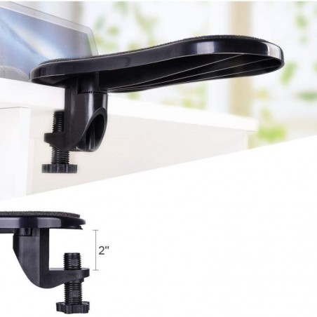 Suport ergonomic de brat pentru birou, corectare postura, unghi reglabil, 28x13.5 cm