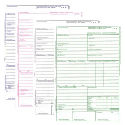 Scrisoare de transport, cmr international, file autocopiative, format A4, 4 exemplare