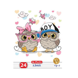 Caiet Herlitz Tip II format A5 24 file Pretty Pets