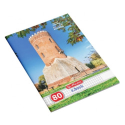 Caiet A4, 80 file, 70g/mp, matematica, Herlitz Romania