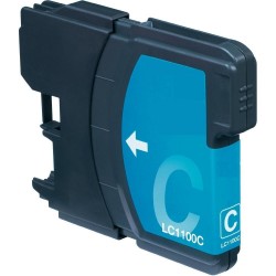 Cartus compatibil pentru Brother LC1100 LC980 LC61 Cyan