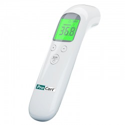 Termometru digital non contact LED, corp si suprafete, cu infrarosu, dispozitiv medical, memorie, alarma
