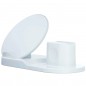 Statie incarcare Wireless Qi 3 in 1, conector Lightning, USB/USB-C, telefon, ceas, casti