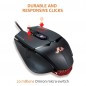 Mouse gaming optic 12000 DPI, cu fir, 7 butoane, USB, LED RGB, Rii