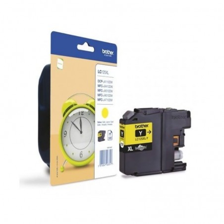 Cartus inkjet LC125XL/LC127XL original Brother, BK/C/Y/M, capacitate mare
