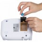 Umidificator ultrasunete cu ionizator, aromaterapie, panou tactil, telecomanda, 3 uleiuri esentiale incluse Umidificator ultrasunete cu ionizator, aromaterapie, panou tactil, telecomanda, 3 uleiuri esentiale incluse