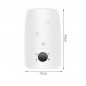 Umidificator ultrasunete cu ionizator, aromaterapie, panou tactil, telecomanda, 3 uleiuri esentiale incluse Umidificator ultrasunete cu ionizator, aromaterapie, panou tactil, telecomanda, 3 uleiuri esentiale incluse