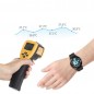 Smartwatch Bluetooth cu termometru, nivel oxigen, nivel imunitate, tensiune, 15 functii, iOS/Android, LCD tactil 1.28"