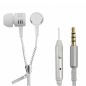 Casti in-ear stereo 3.5mm, microfon, extra Hi-Fi, cablu tip fermoar 1.2 m, 2 seturi dopuri, alb Casti in-ear stereo 3.5mm, microfon, extra Hi-Fi, cablu tip fermoar 1.2 m, 2 seturi dopuri, alb