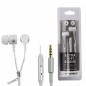 Casti in-ear stereo 3.5mm, microfon, extra Hi-Fi, cablu tip fermoar 1.2 m, 2 seturi dopuri, alb Casti in-ear stereo 3.5mm, microfon, extra Hi-Fi, cablu tip fermoar 1.2 m, 2 seturi dopuri, alb