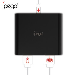 Adaptor bluetooth tastatura si mouse pentru smartphone, Android, iPhone, stand silicon