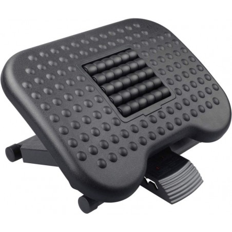 Suport ergonomic pentru picioare, inaltime ajustabila 3 pozitii, role masaj, anti-derapant