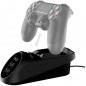 Stand dublu incarcare rapida controller PS4, statie docking gamepad indicator LED, USB, iPega