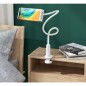 Suport pentru smartphone, brat flexibil 70 cm, clema telescopica 3.5 -10.5 inch, alb Suport pentru smartphone, brat flexibil 70 cm, clema telescopica 3.5 -10.5 inch, alb