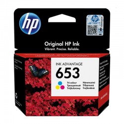 Cartus original HP 653, tricolor, compatibil HP Deskjet Plus 6075, HP Deskjet Plus 6475