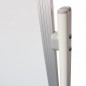 Tabla magnetica doua fete scriere, 90x120 cm, stand mobil cu blocare roti, rama aluminiu Tabla magnetica doua fete scriere, 90x120 cm, stand mobil cu blocare roti, rama aluminiu
