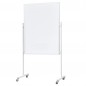 Tabla magnetica doua fete scriere, 90x120 cm, stand mobil cu blocare roti, rama aluminiu Tabla magnetica doua fete scriere, 90x120 cm, stand mobil cu blocare roti, rama aluminiu