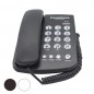 Telefon fix cu fir, functie mute, pause, reapelare, flash, 16 taste mari Telefon fix cu fir, functie mute, pause, reapelare, flash, 16 taste mari
