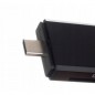 Cititor de carduri SD, microSD, 128 GB, 5 conectori, USB-C OTG, multifunctional