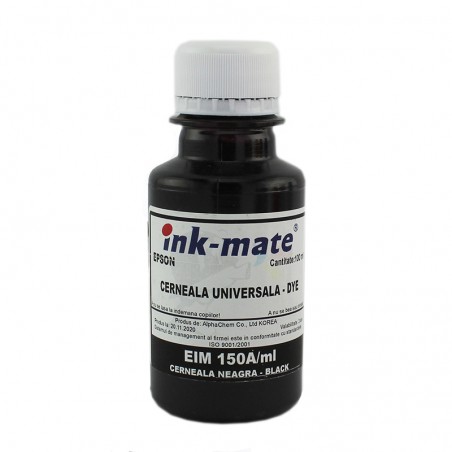 Cerneala universala refill Dye pentru imprimante Epson, Black