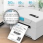 Imprimanta termica Bluetooth, 80 mm, Android / iOS, Windows, suport hartie inclus