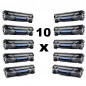 Set 10 tonere vrac compatibile CE285A 85A black pentru HP