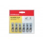 Set 6 clips-uri metalice ErichKrause pentru ecusoane Set 6 clips-uri metalice ErichKrause pentru ecusoane