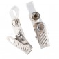 Set 6 clips-uri metalice ErichKrause pentru ecusoane Set 6 clips-uri metalice ErichKrause pentru ecusoane