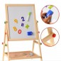 Tablita magnetica cu 2 fete, cifre si semne matematice, 35x31 cm, suport lemn Tablita magnetica cu 2 fete, cifre si semne matematice, 35x31 cm, suport lemn
