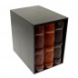Set 3 albume format 10x15, 600 poze, piele ecologica, cutie decorativa lemn