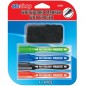 Set 4 markere cu burete pentru tabla magnetica, varf rotund 2-3.5 mm Set 4 markere cu burete pentru tabla magnetica, varf rotund 2-3.5 mm