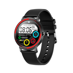 Smartwatch bluetooth 5.0, ecran tactil1.28 inch, Android si iOS, 13 functii, temperatura, puls, IP67