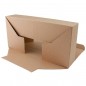 Cutie carton cu autoformare 185x125x255, natur, microondul E 360 gr, FEFCO 0215 Cutie carton cu autoformare 185x125x255, natur, microondul E 360 gr, FEFCO 0215