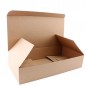 Cutie carton cu autoformare 370x230x230, natur, microondul E 360 gr, FEFCO 0215