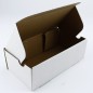 Cutie carton cu autoformare 260x200x70 alb, microondul E 360 g, FEFCO 0426