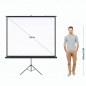 Ecran de proiectie 100 inch, format 16:9 , suport trepied cu inaltime ajustabila, RESIGILAT Ecran de proiectie 100 inch, format 16:9 , suport trepied cu inaltime ajustabila, RESIGILAT