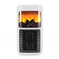 Radiator ceramic portabil, 400W, efect de flacara, timer
