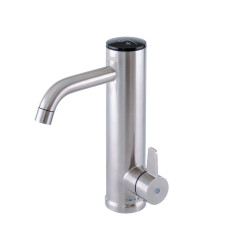 Robinet electric 3300W, protectie supraincalzire, 0.5l/min, reglare temperatura, touch screen, inox