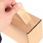 Banda adeziva umectibila din hartie Kraft, 70mm x 200ml, 70 g/mp, printabila Banda adeziva umectibila din hartie Kraft, 70mm x 200ml, 70 g/mp, printabila