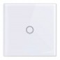 Intrerupator touch simplu, LED indicator, incastrabil, culoare alb Intrerupator touch simplu, LED indicator, incastrabil, culoare alb