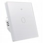 Intrerupator simplu Smart touch, WiFi, Android si iOS, indicator LED, alb Intrerupator simplu Smart touch, WiFi, Android si iOS, indicator LED, alb